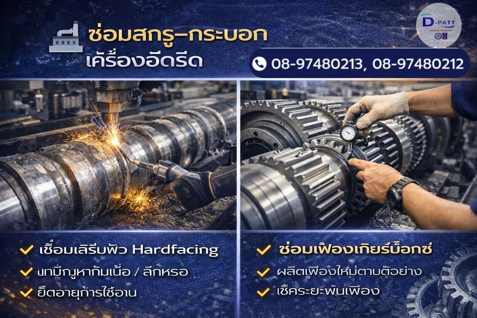 ระบบขับเคลื่อนแนวแกน (Ball Screw & Linear Guide)